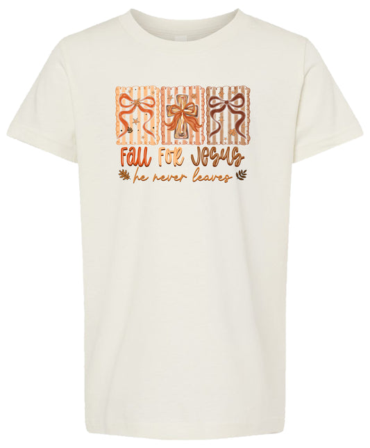 Youth Bow Cross Fall for Jesus