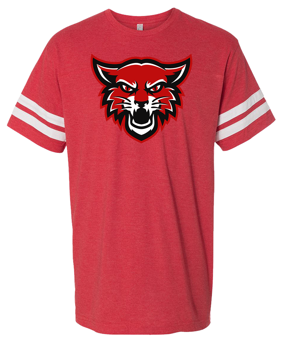 Football Jersey Tee {Head Mascot LoGo}