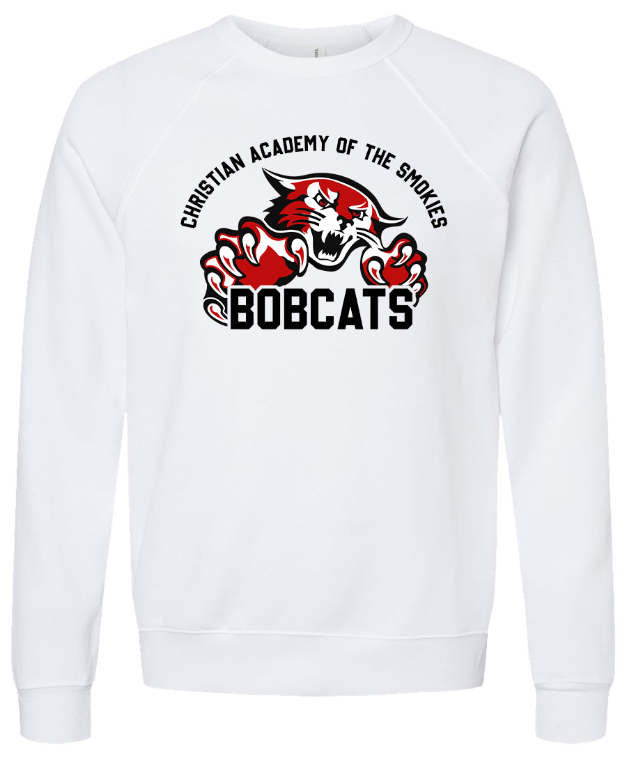 Bobcats - Sponge Fleece Raglan Crewneck Sweatshirt
