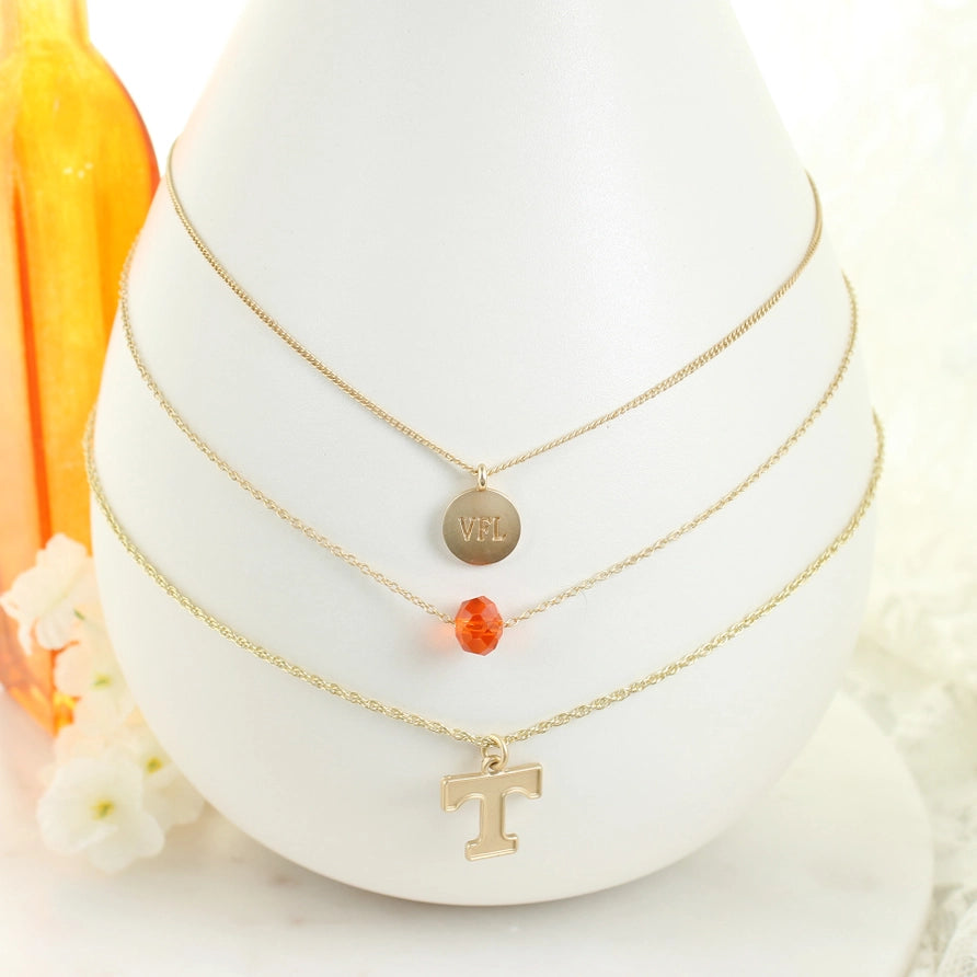 Tennessee Matte Gold Trio Necklace Set