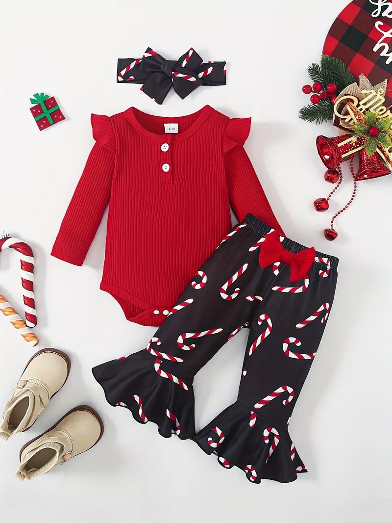 Toddler Candy Cane Outfit