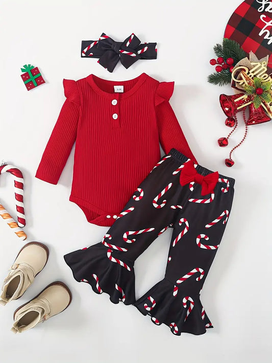 Toddler Candy Cane Outfit