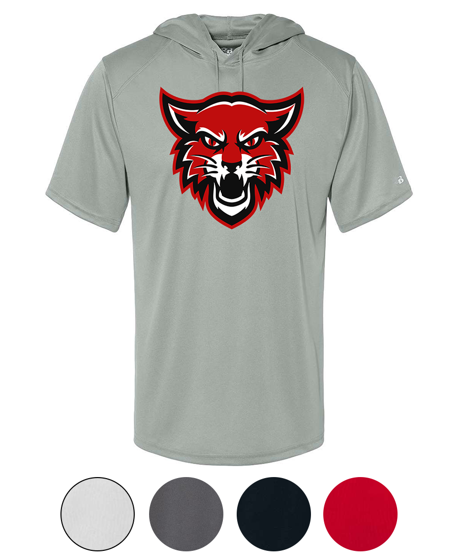 Hooded Tshirt {Head Mascot LoGo}