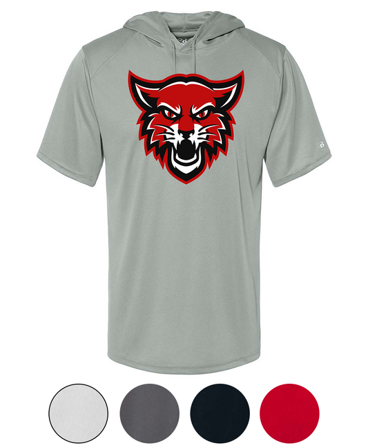 Hooded Tshirt {Head Mascot LoGo}