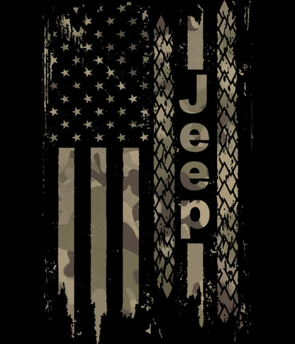 Jeep - Camo Flag