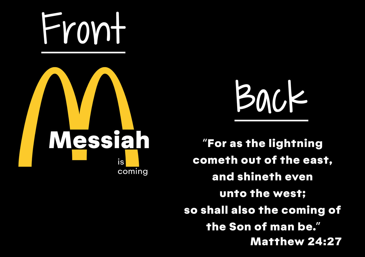 Messiah is Coming