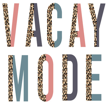 Vacay Mode - Boho Leopard