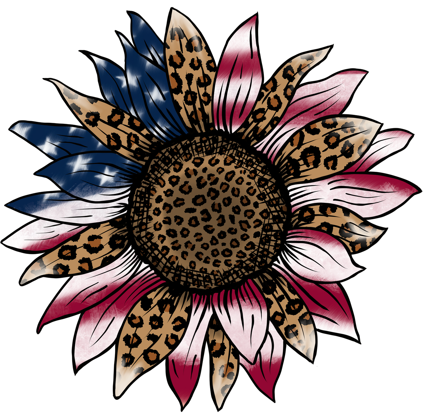 Patriotic Sunflower