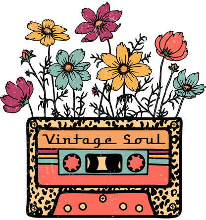 Floral Vintage Soul Cassettee
