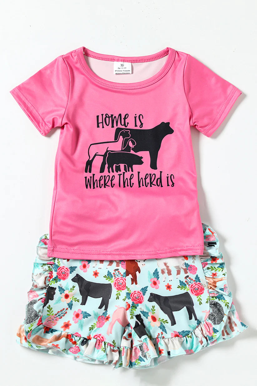 Home is Where the Herd Is Farm Girl Outfit