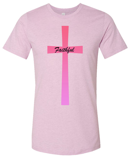 Faithful Pink Cross