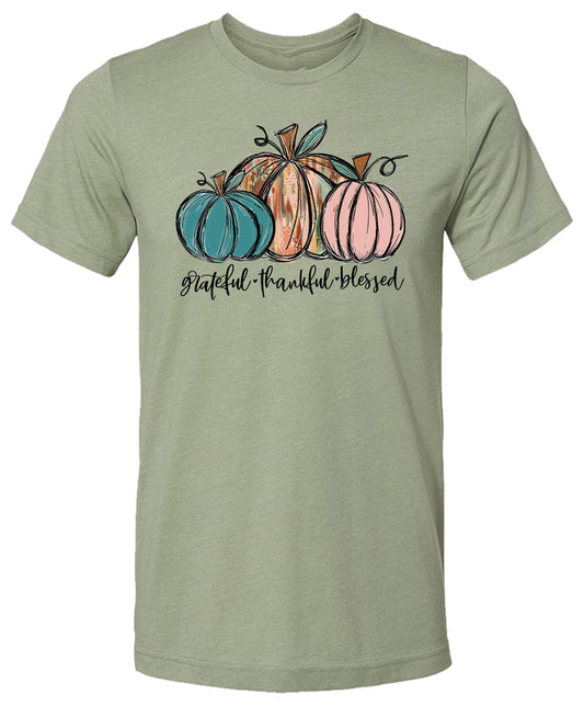 Grateful, Thankful, Blessed Pumpkins