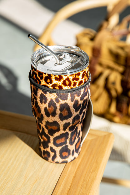 Leopard Pattern Cup Cover