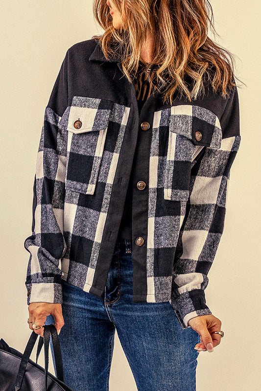 Black Plaid Shacket