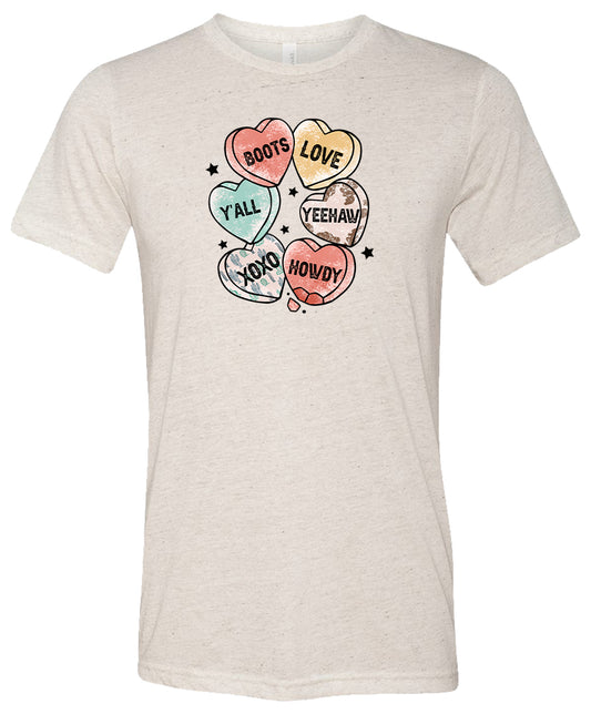 Western Candy Hearts