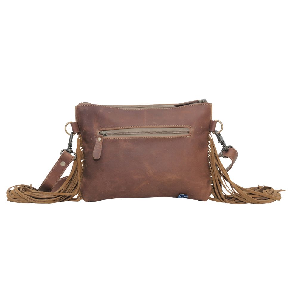 Mocha Dash Hand-Tooled Bag