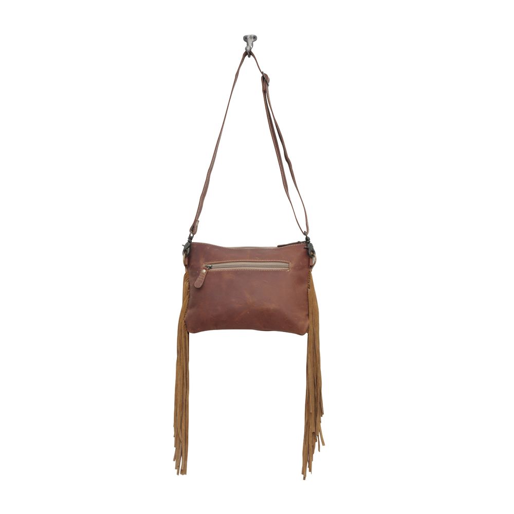 Mocha Dash Hand-Tooled Bag